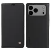 Yikatu iPhone 17 Pro Max Plånboksfodral Magnetic Closure - Svart
