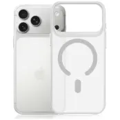 3MK Mobilskal För iPhone 17 Pro Magsafe Smoke - Vit