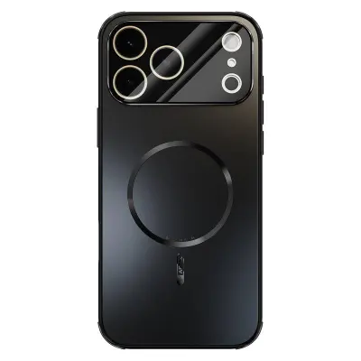 ABEEL iPhone 17 Pro Skal Magnetiskt TPU PC Kylmatte Svart