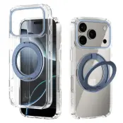 ABEEL Q-LUCK iPhone 17 Pro Skal med Rotera Kickstand - Baby Blue