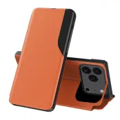 Amorus iPhone 17 Pro Mobilskal Folio Flip Stativ - Orange