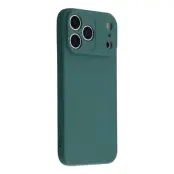 AMORUS iPhone 17 Pro Mobilskal Precise Cutouts TPU Fiber - Armégrön