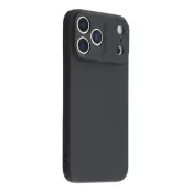 AMORUS iPhone 17 Pro Mobilskal Precise Cutouts TPU Fiber - Svart