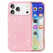 AMORUS Mobilskal till iPhone 17 Pro Shockproof - GlitterRosa