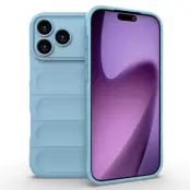 AMORUS iPhone 17 Pro Mobilskal Shockproof TPU Rugged - Babyblå