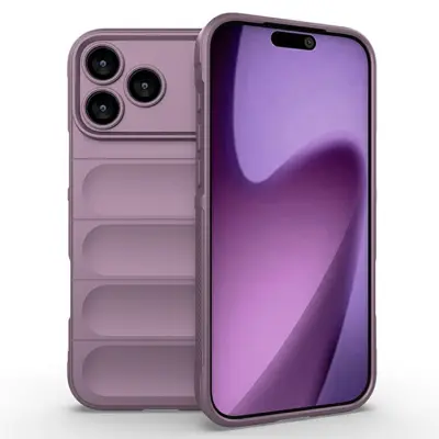 AMORUS iPhone 17 Pro Mobilskal Shockproof TPU Rugged - Ljuslila