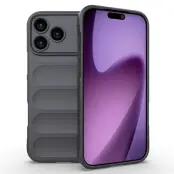 AMORUS iPhone 17 Pro Mobilskal Shockproof TPU Rugged - Mörkgrå