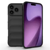 AMORUS iPhone 17 Pro Mobilskal Shockproof TPU Rugged - Svart