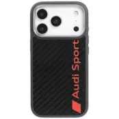 Audi iPhone 17 Pro Mobilskal MagSafe Carbon Fiber R8 - Svart