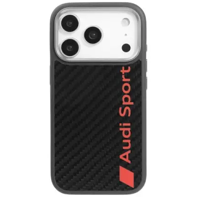 Audi iPhone 17 Pro Mobilskal MagSafe Carbon Fiber R8 - Svart