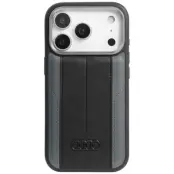 Audi iPhone 17 Pro Mobilskal MagSafe Syntetiskt Läder A6 - Svart