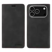 Betopnice iPhone 17 Pro Plånboksfodral Magnetic RFID Blocking - Svart