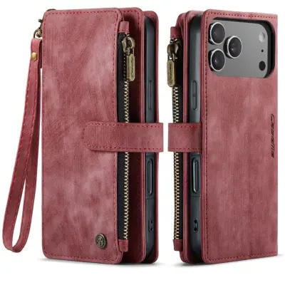 CaseMe C30 Wallet Cover (iPhone 17 Pro/18 Pro) - Brun