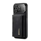 DG.MING iPhone 17 Pro Mobilskal Korthållare Detachable - Svart