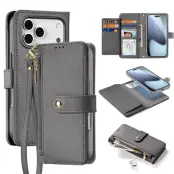 Dux Ducis iPhone 17 Pro Plånboksfodral MagSafe Detachable Lawa - Grå