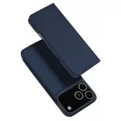 Dux Ducis iPhone 17 Pro Plånboksfodral Skin Pro Läder - Blå