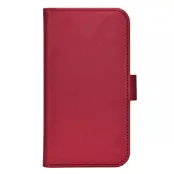 GEAR iPhone 17 Pro Plånboksfodral MagSafe 3 Kortfack (Mörkröd)