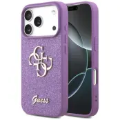 Guess iPhone 17 Pro Mobilskal Fixed Glitter Big 4G - Lilac