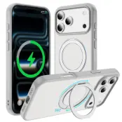Mobilskal till iPhone 17 Pro Anti Drop Kickstand - Vit (Vit)