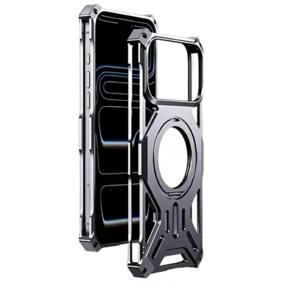 iPhone 17 Pro Mobilskal Bumper Frameless - Silver