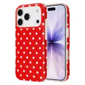 Mobilskal till iPhone 17 Pro Dot Design Imd Tpu (Röd)