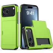 iPhone 17 Pro Mobilskal korthållare - Grön