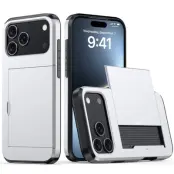 iPhone 17 Pro Mobilskal korthållare - Silver