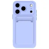 iPhone 17 Pro Mobilskal Korthållare TPU - Lila