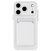 iPhone 17 Pro Mobilskal Korthållare TPU - Vit