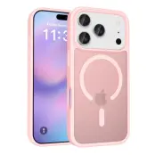 iPhone 17 Pro Mobilskal MagSafe Acrylic Skin Touch - Rosa