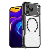 iPhone 17 Pro Mobilskal MagSafe Carbon Fiber - Svart