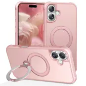 iPhone 17 Pro Mobilskal MagSafe Kickstand TPU + PC - Rosa