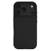 iPhone 17 Pro Mobilskal MagSafe Liquid Silikon+PC - Svart