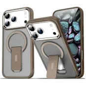 iPhone 17 Pro Mobilskal MagSafe PC+TPU med Kickstand - Guld