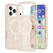 iPhone 17 Pro Mobilskal MagSafe Puderglitter - Guld