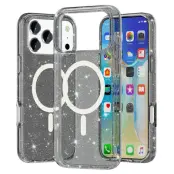 iPhone 17 Pro Mobilskal MagSafe Puderglitter - Svart