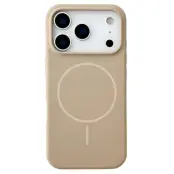Mobilskal till iPhone 17 Pro MagSafe Silikon Anti Drop - Desert Guld