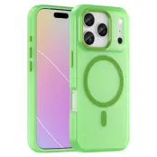 iPhone 17 Pro Mobilskal MagSafe Slim Matte Translucent - Grön