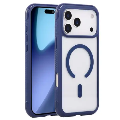 iPhone 17 Pro Mobilskal MagSafe TPU+PC Transparent - Sapphire