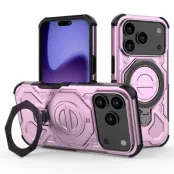 iPhone 17 Pro Mobilskal Rotating Kickstand - Rosa