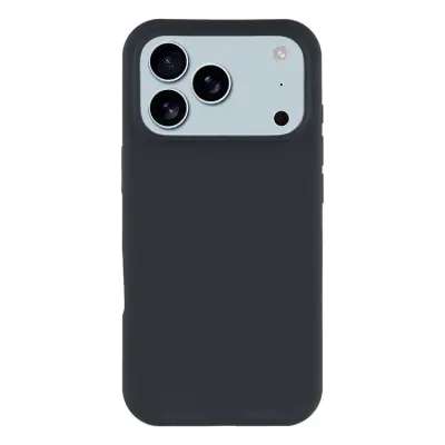 iPhone 17 Pro Mobilskal Solid Silikon Shockproof - Svart