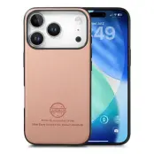 Mobilskal till iPhone 17 Pro Trasa Läder - Rosa