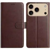 iPhone 17 Pro Plånboksfodral Folio - Coffee