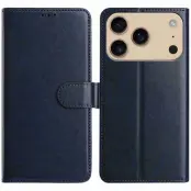 iPhone 17 Pro Plånboksfodral Folio - Mörkblå