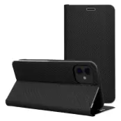 iPhone 17 Pro Plånboksfodral Luna Carbon - Svart