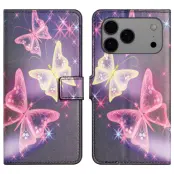 iPhone 17 Pro Plånboksfodral Pattern Print Konstläder