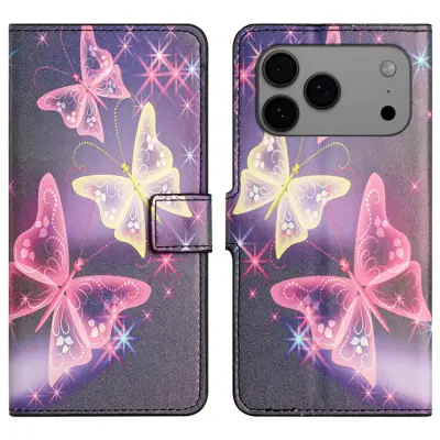 iPhone 17 Pro Plånboksfodral Pattern Print Konstläder