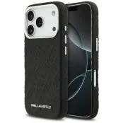 Karl Lagerfeld Mobilskal till iPhone 17 Pro MagSafe FW Stamped Karl (Svart)