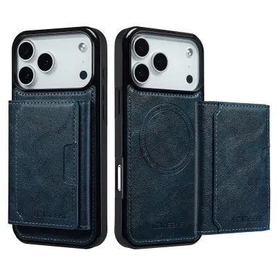 LC.IMEEKE L5 iPhone 17 Pro Fodral KonstLäder - Blå