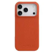 MELKCO iPhone 17 Pro Fodral Äkta Läder PC MagSafe - Orange